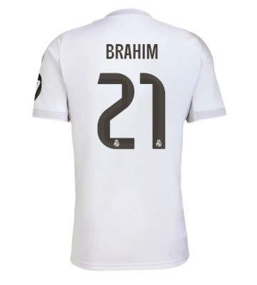 Real Madrid Brahim Diaz #21 Hjemmebanetrøje 2025-26 Kort ærmer